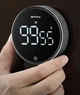 Электронный таймер Ruhhy с LED дисплеем и магнитным креплением для кухни и работы 99 минут 77 мм - изображение 3