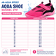 Взуття для пляжу і коралів, аквашузи Aqua Speed MODEL 27F, розмір 33, довжина стопи 21,3 см, Рожевий (642-27F-33) - зображення 3