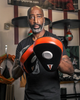 Лапи боксерські TITLE Boxing Incredi-Ball Leather Punch Mitts 2.0 - Black/Red - изображение 6