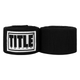 Бинти для боксу TITLE Boxing Semi Elastic 210" Extra Long Black - зображення 1