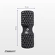 Масажний ролик EasyFit Grid Roller EPP 42 см 5261008 - зображення 5