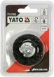 Щетка зачистная для дрели YATO YT-47800 50 мм из нетканого материала со шпинделем 6 мм - изображение 2