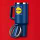 Изотермическая кружка Lidl HG12790A с ручкой и трубочкой 1.2 л Blue (3_08540) - изображение 3