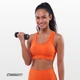 Гантель для фитнеса 0.5 кг EasyFit с виниловым покрытием черная 4631541 - изображение 5