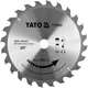 Диск по дереву циркулярный YATO YT-60685 Ø235 мм, 24 твердосплавных зубца для продольной и поперечной резки - изображение 2