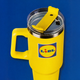 Изотермическая кружка Lidl HG12790B с ручкой и трубочкой 1.2 л Yellow (3_08536) - изображение 4