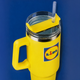 Изотермическая кружка Lidl HG12790B с ручкой и трубочкой 1.2 л Yellow (3_08536) - изображение 7