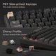 Механічна клавіатура RK Royal Kludge M75 бездротова OLED 75 відсотків Red Switch - зображення 6