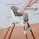 Krzesełko do karmienia Chicco Zest Plus Wooden szare (8058664182985) - obraz 10