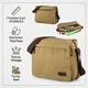 Текстильная сумка для ноутбука 13 дюймов через плечо Vintage 20188 Хаки - изображение 3