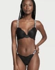 Бюстгальтер Victoria’s Secret Shine Strap Push-Up Чорний 34D - изображение 3