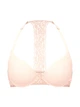 Гладкий комплект белья Victoria's Secret лиф Push-Up с кружевом и трусики тонг 1161227960 (Розовый 34A/S) - изображение 4