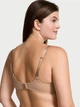 Женский комплект белья Victoria's Secret бюст и трусики тонг 1161308002 (Бежевый 32B/XS) - изображение 3