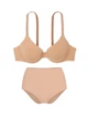 Комплект белья Victoria's Secret бюст и бесшовные трусики брифы 1161311591 (Бежевый 34C/S) - изображение 1