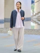 Легкая куртка на пуговицах PUFFERTECH Uniqlo 1159865277 (Синий XL) - зображення 6