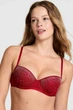 Комплект белья: бюстгальтер push-up и трусики слип Victoria's Secret 80A/M Красный (153107) - изображение 2