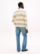 Джемпер мужской Tommy Hilfiger XM07284-RBT(Sandalwood-White Stripe) M Бежевый (198928054202) - изображение 2