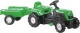 Traktor na pedały DOLU z przyczepą Zielony 8246 (8690089082466) - obraz 1