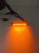 Стробоскоп мигалка в решітку автомобіля жовтий 6led - зображення 5