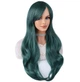 Перука жіноча зелена косплей, термоволокно DC WIG-8836 G - зображення 4