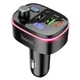 Трансмиттер автомобильный Hoco E62 Bluetooth 2 x USB A + USB C QC3.0 PD 20W Black (6931474756299) - изображение 2