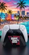 Держатель для геймпада DualSense PS5 в стиле GTA 6 - изображение 1