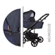 Дитяча універсальна коляска 2в1 Baby Merc Mosca / Коляска з люлькою та прогулянковим блоком - зображення 2