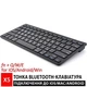 Беспроводная клавиатура для ноутбука планшета телефона Bluetooth клавиатура Keyboard X5 Black (3710) - изображение 3