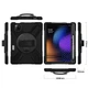 Противоударный чехол X-CASE с подставкой 360° и ремешком для Xiaomi Pad 8 / Pad 8 Pro / Pad 7 / Pad 7 Pro 11.2" (Чёрный) - изображение 5