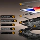 Противоударный чехол X-CASE с подставкой 360° и ремешком для Xiaomi Redmi Pad 2 Pro 12.1" 2025 / Poco Pad M1 12.1" (Чёрный) - изображение 9
