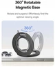 Магнітне кільце-тримач з функцією настільної підставки Baseus MagPro 3 Magnetic Dual-Ring Phone Stand Black - зображення 3