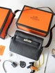 Сумка месенджер Hermes Kelly Messenger чорна (151) - изображение 1