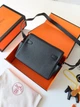 Сумка месенджер Hermes Kelly Messenger чорна (151) - изображение 8