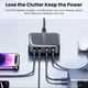 Быстрая зарядка Toocki GaN 67W на 4 порта 2 USB-C + 2 USB-A, QC 4.0, PD 3.0 Сетевое Зарядное устройство для ноутбука телефона - изображение 4