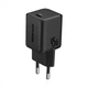 Мережевий зарядний пристрій Senteo Z-18 USB-C 3A PD45W/Gan Mini (CE Сертифікат)- чорний - изображение 1