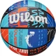 Баскетбольный мяч Wilson WNBA HEIR DNA OUTDOOR сине-голубо-оранжевый Размер 6 WZ3009201XB6 - изображение 1