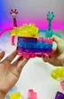 Конструктор Magic Gummy Block на 28 деталей, м'який, кольорові деталі, желейний ефект, з'єднувальні елементи - изображение 4