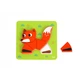 Первые деревянные пазлы 6 в 1 Животные Tooky Toy TL636 - изображение 5