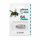 Флеш-накопичувач Wibrand USB 3.2 Gen1 Bee 64GB USB Type-A/USB Type-C Silver (WI3.2TC/BE64TC039S) - изображение 2