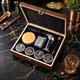 Подарунковий набір для віскі Whisky Stones зі смокером для копчення напоїв, камені для охолодження, дерев’яна коробка - зображення 1