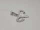 Серебряная подвеска в форме матки с двумя змеями. 9142811 - изображение 3