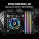 Пам'ять для настільних комп'ютерів Corsair 32 GB (2x16GB) DDR5 7200 MHz Dominator Titanium RGB (CMP32GX5M2X7200C34) - изображение 5