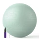Мяч для фитнеса йоги пилатеса и беременных WCG Balance Pro 65 см Anti-Burst Фитбол для тренировок дома и в спортзале с насосом нагрузка до 500 кг Светло зеленый - изображение 3