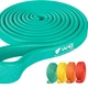 Резинка для тренировок и подтягиваний WCG PowerStrip Level 1 (7-13 кг) Резиновый эспандер для паверлифтинга кроссфита дома и в зале 208х1.3 см Бирюзовый - изображение 4