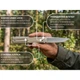 Нож складной карманный Ruike, (7.7 см) 8Cr13MoV / G10 белый - изображение 7