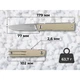 Нож складной карманный Ruike, (7.7 см) 8Cr13MoV / G10 белый - изображение 8