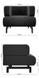 Диван Gianni Stone Grey 87×85×74 см - зображення 4