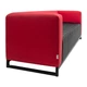 Диван Space 210×76×76 см екошкіра Black & Red (металевий каркас) - изображение 2