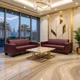 Диван Bruno 160×83×77 см екошкіра Bordeaux - изображение 6