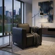 Диван Kansas 90×75×88 см екошкіра Deep Black (металевий каркас) - изображение 1